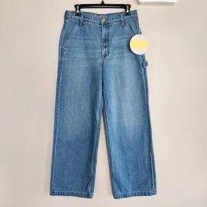 [MOTHER］THE FUN DIP UTILITY PUDDLE 26 Mother SNACKS! the fun dip utility puddle women's jeans sz